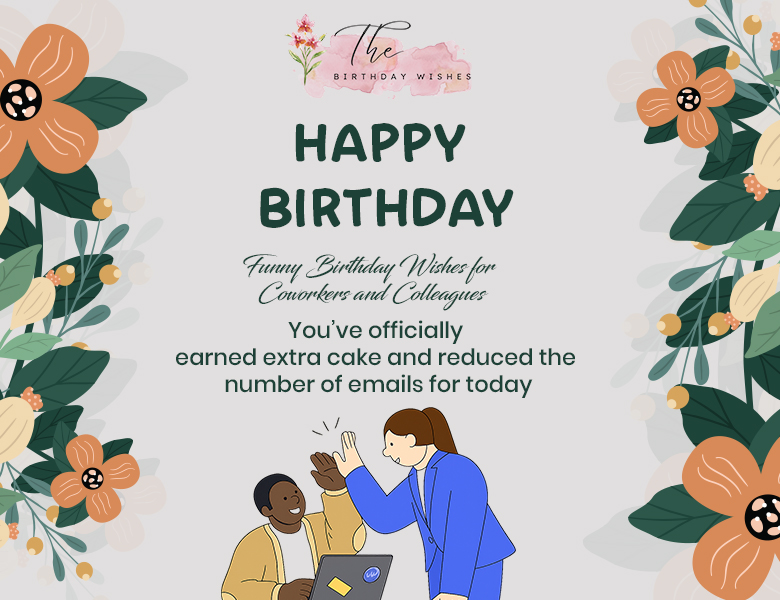 funny birthday wishes for coworker