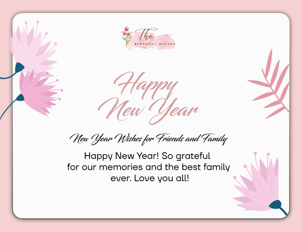 Happy New Year 2025 Wishes to Share Joy and Positivity 4 Happy new year 2026 wishes for friends