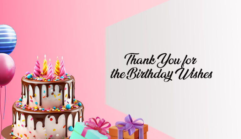 Thank You for the Birthday Wishes