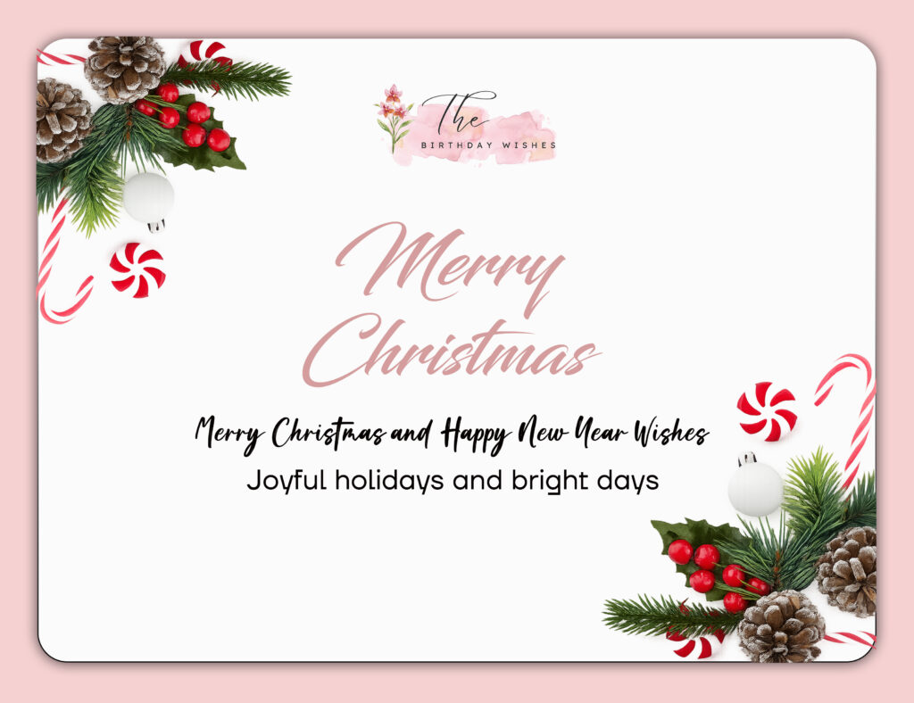 Merry Christmas Wishes: Heartfelt Words to Share Joy 5 Merry Christmas and happy new year wishes
