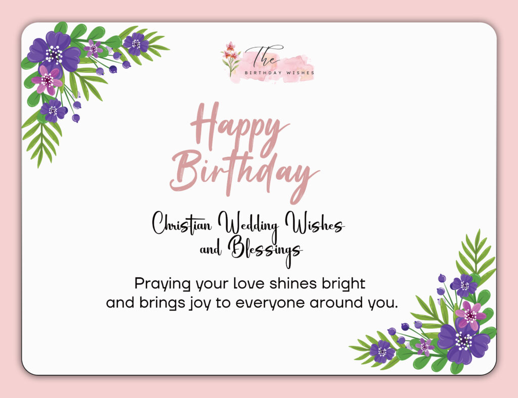 Wedding Wishes: Simple, Heartfelt Messages for Every Couple 6 christian wedding wishes