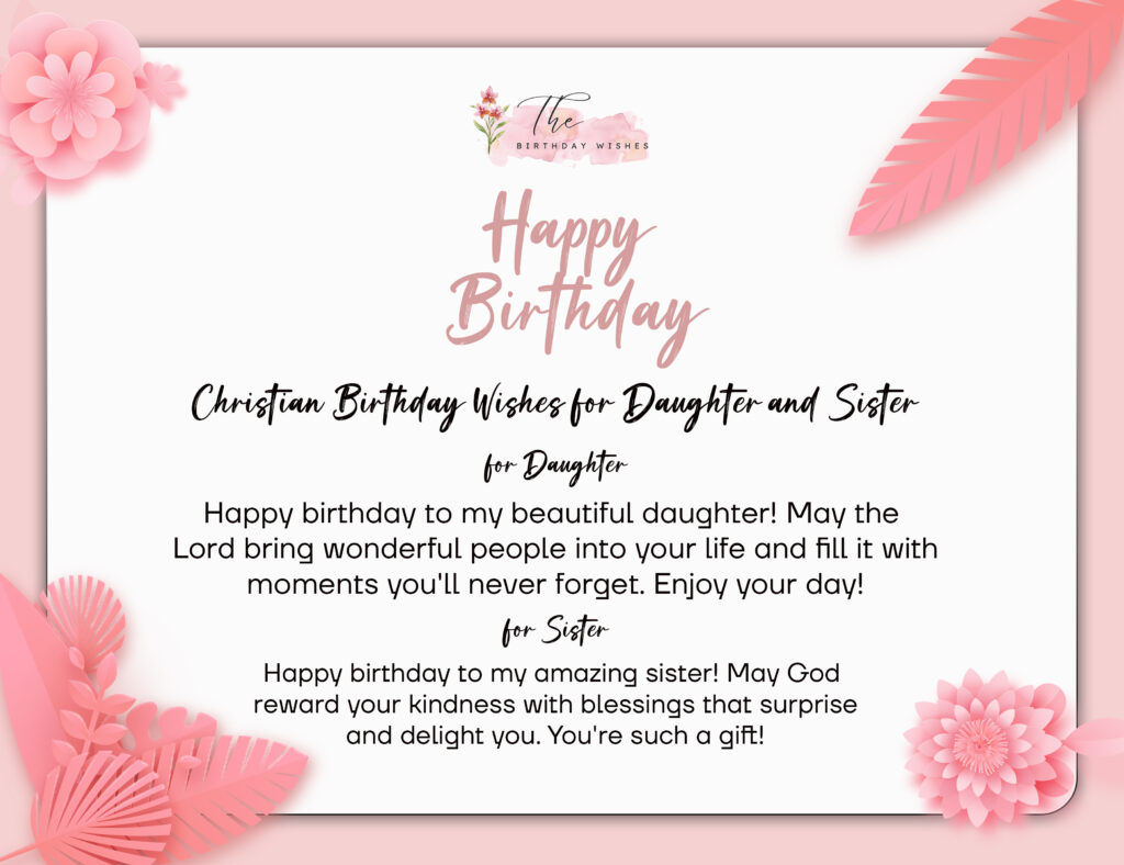Christian Birthday Wishes: Faith-Filled Messages That Provide Genuine Blessings 5 christian birthday wishes for daughter
