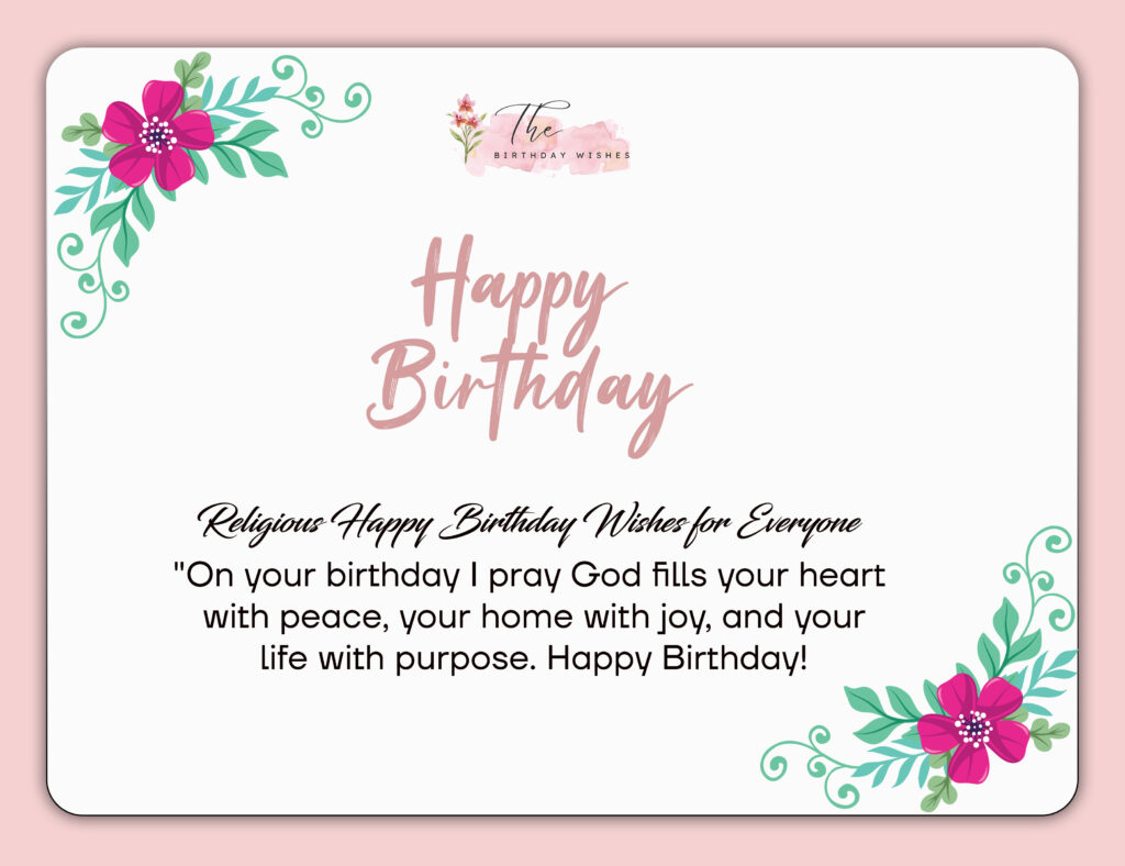 Religious Birthday Wishes: Heartfelt Messages Filled with Faith 2 religious birthday wishes