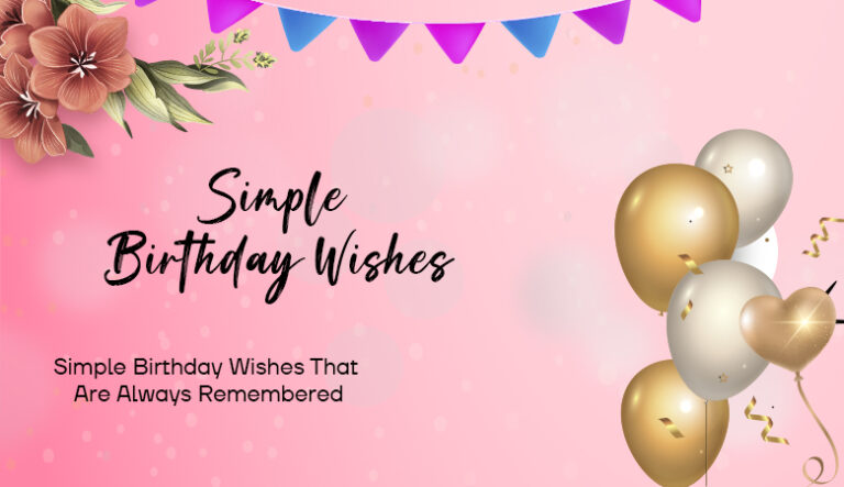 Simple Birthday Wishes