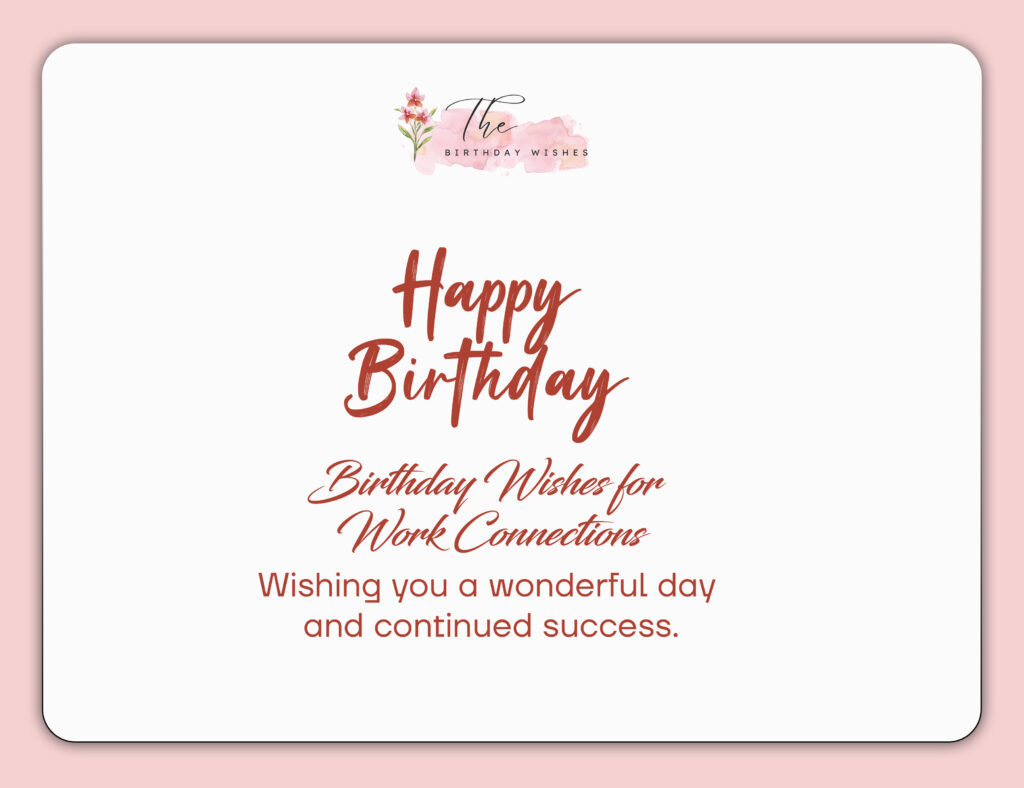 simple birthday wishes for colleague