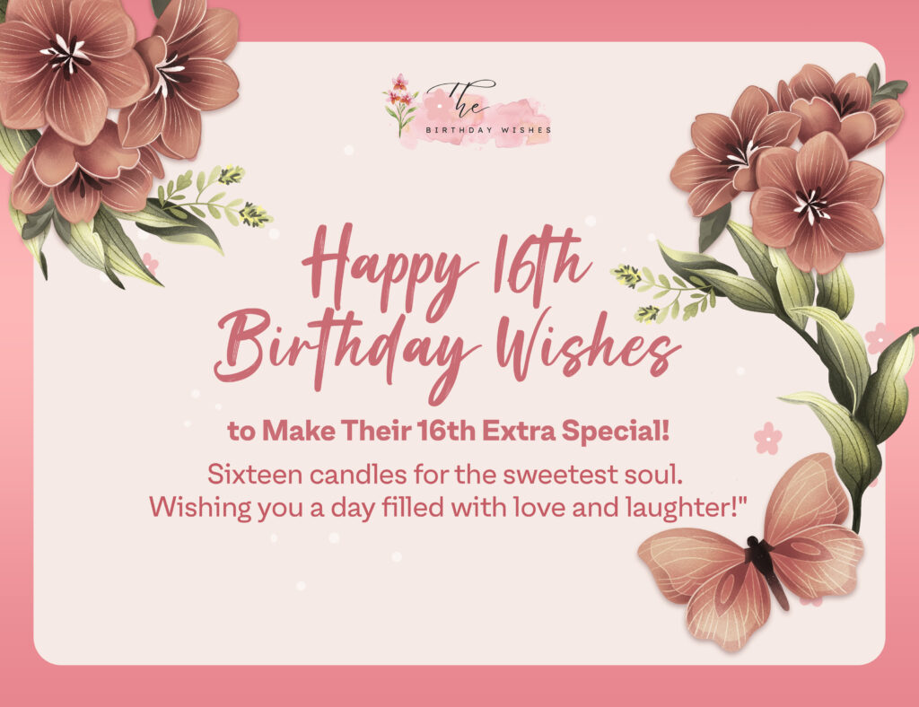 happy 16 birthday wishes
