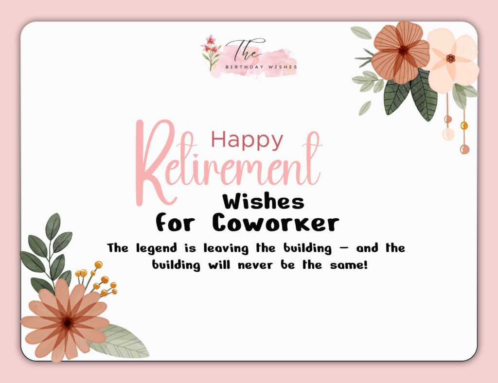 retirement wishes for coworker