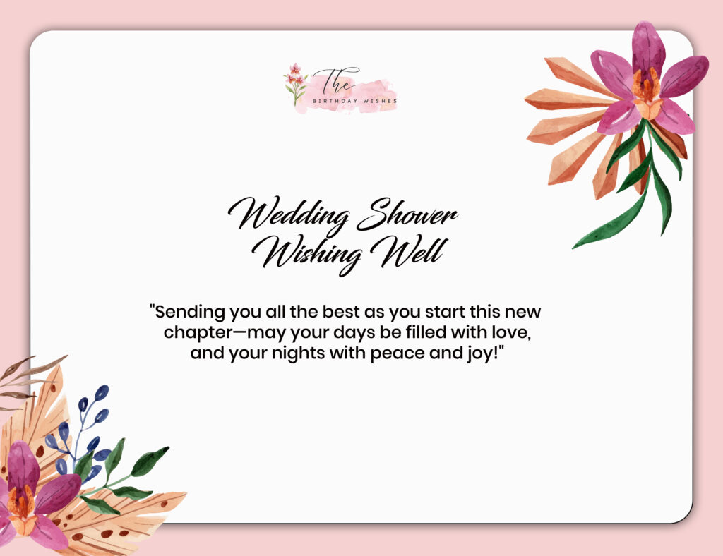 wedding shower wishing well