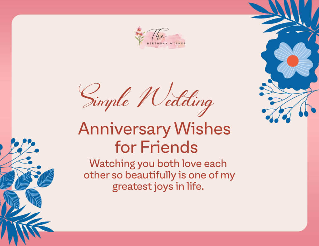 simple wedding anniversary wishes for friend