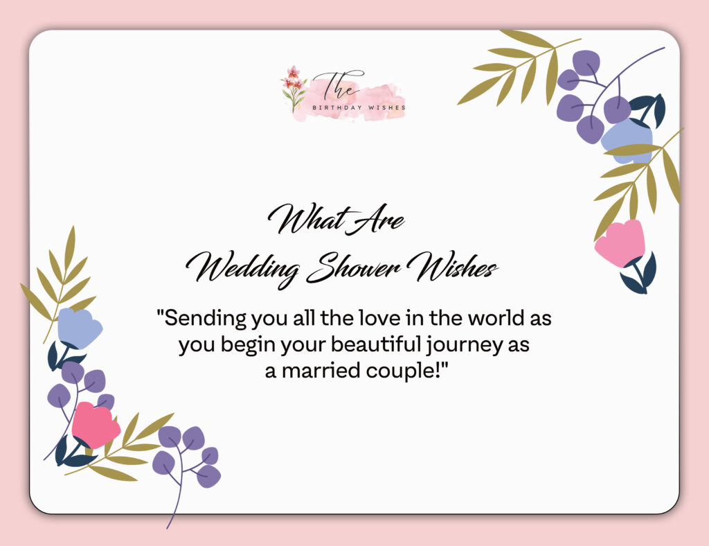 wedding shower wishes