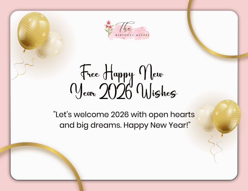 free happy new year 2026 wishes