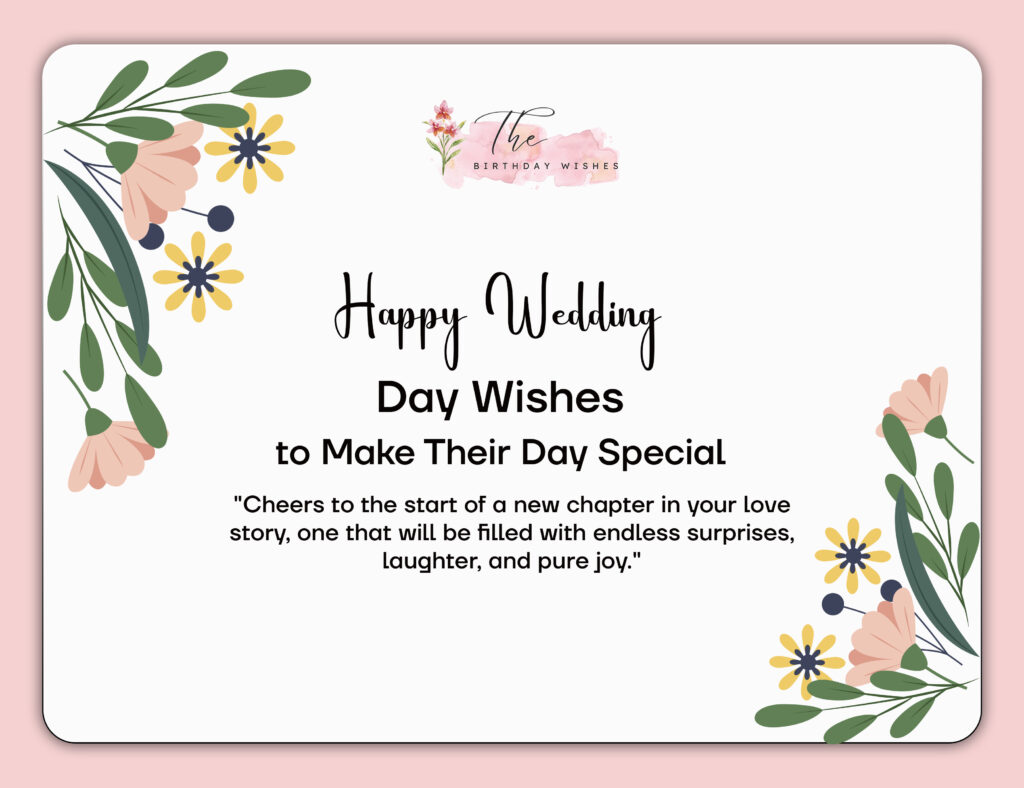 happy wedding day wishes