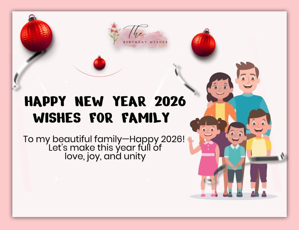 happy new year 2026 wishes family