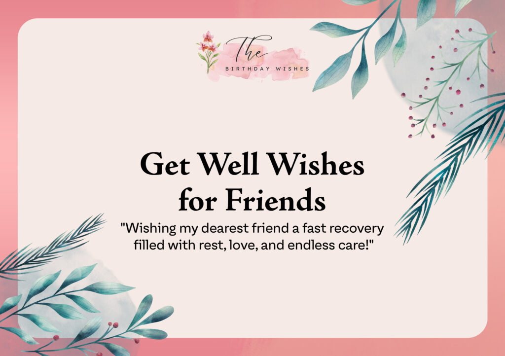 get well wishes for friend