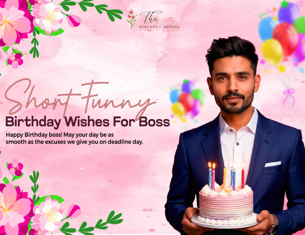 short funny birthday wishes for boss