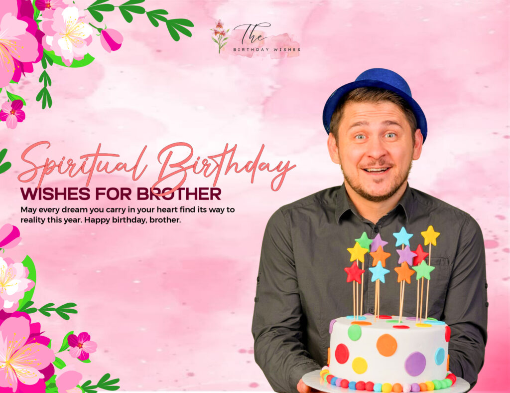 spiritual birthday wishes for Brother