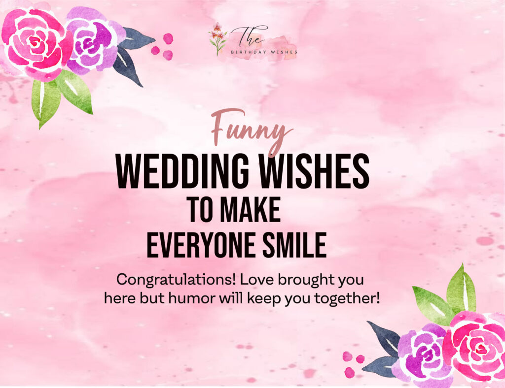 funny wedding wishes