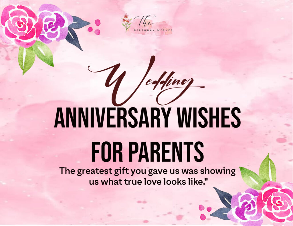 wedding anniversary wishes for parents