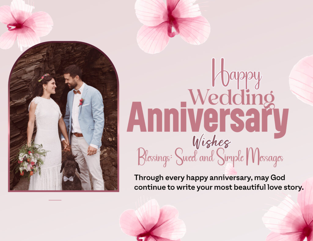 Wedding Anniversary Blessing Wishes: Heartfelt Messages to Celebrate Love 5 happy wedding anniversary wishes blessings