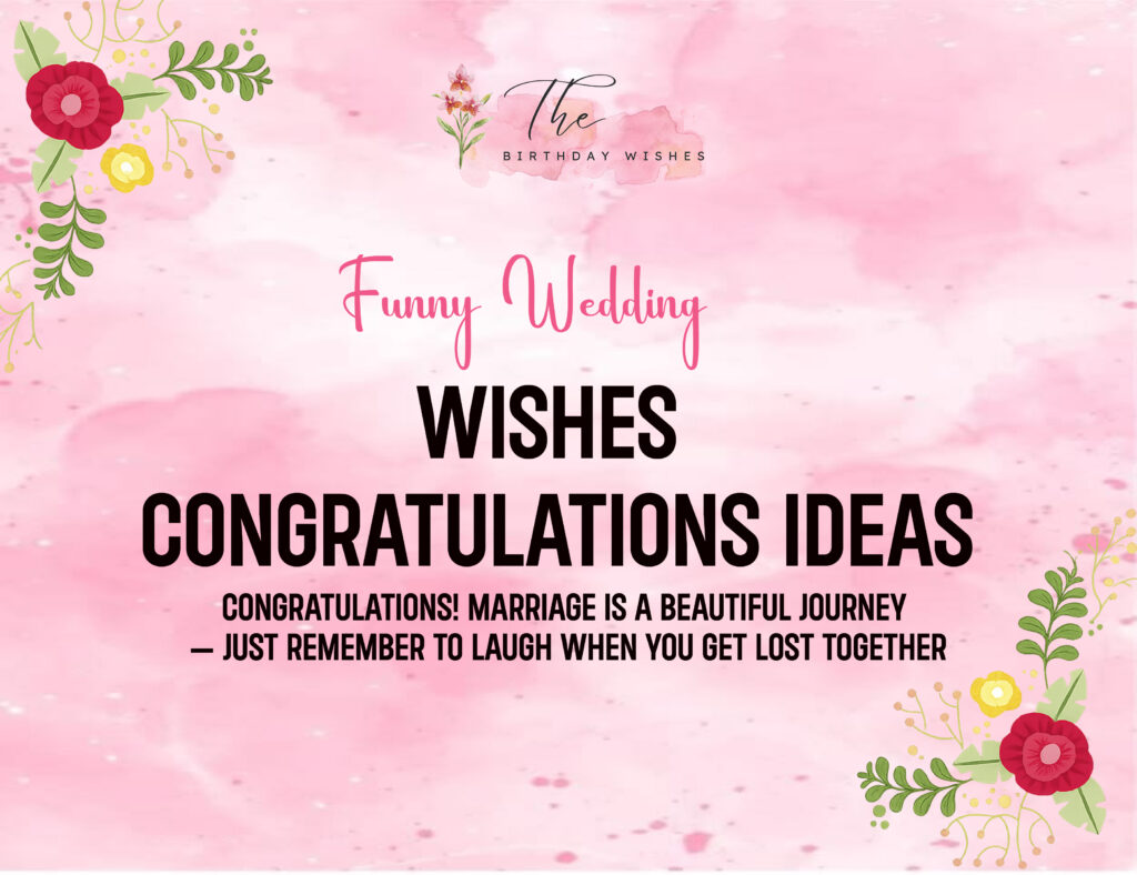 funny wedding wishes congratulations
