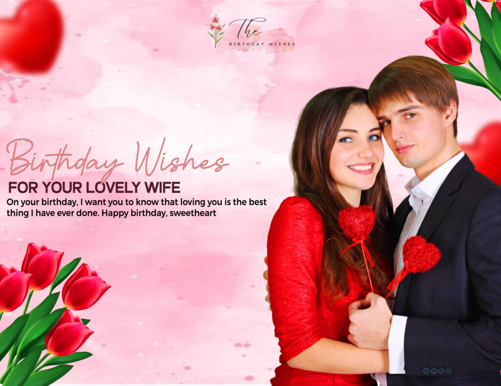 birthday wishes for lovely wife
