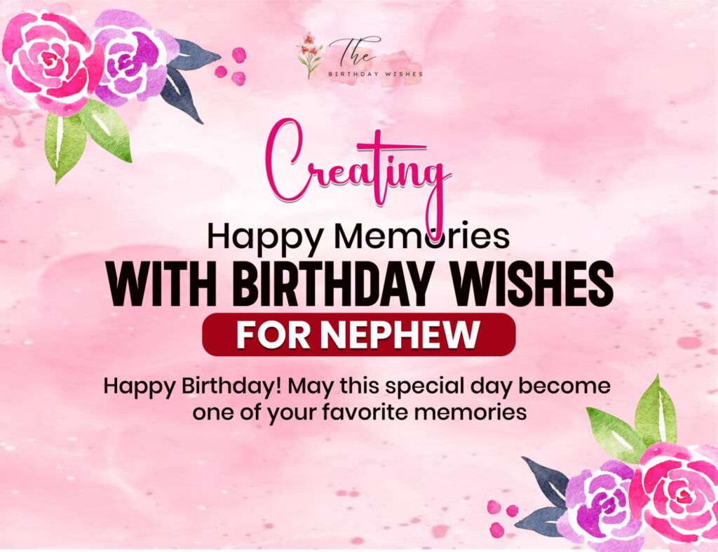 happy birthday wishes for nephew