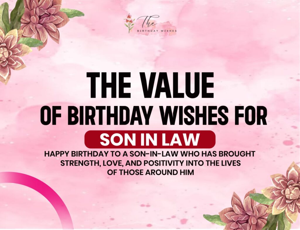 birthday wishes for son in law