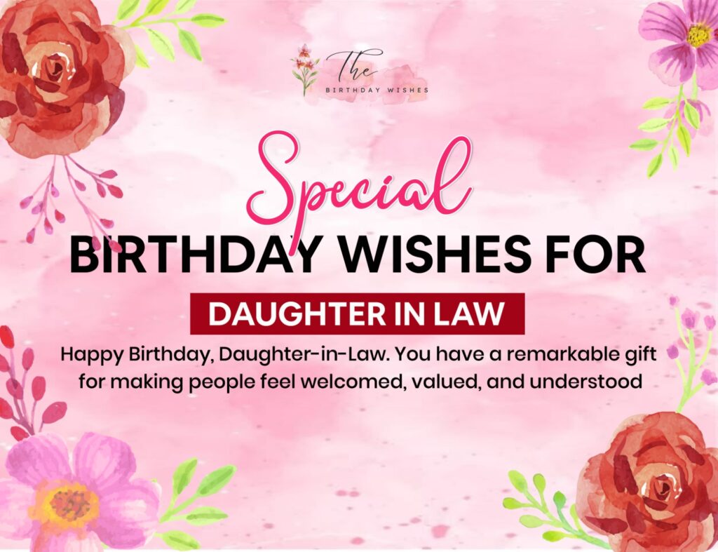 special birthday wishes for daughter in law