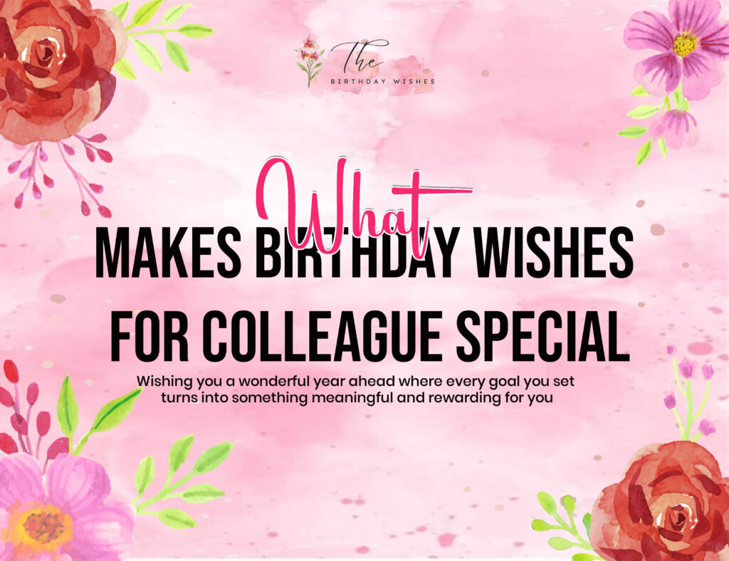 happy birthday wishes for colleague