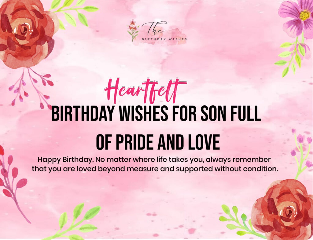 Birthday Wishes for Son to Honor His Dreams and Achievements 3 heartfelt birthday wishes for son
