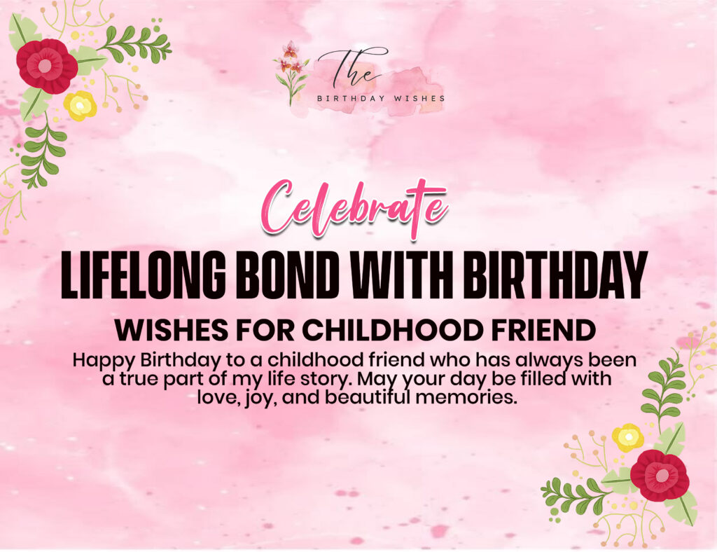 Birthday Wishes for Childhood Friend to Remember Golden Days 2 birthday wishes for a childhood friend