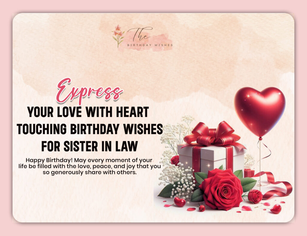 Birthday Wishes for Sister in Law to Celebrate a Beautiful Family Bond 3 heart touching birthday wishes for sister in law