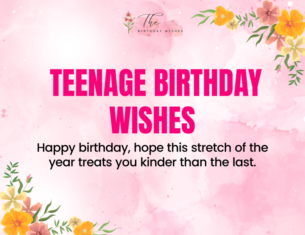 birthday wishes for teenager