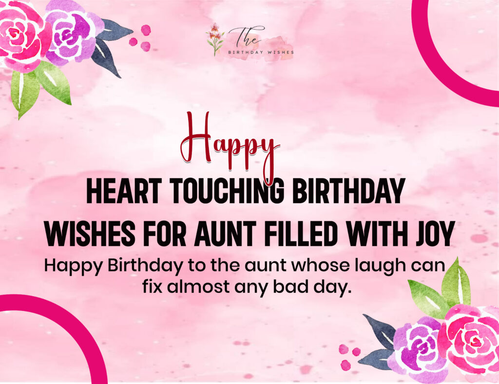 happy heart touching birthday wishes for aunt