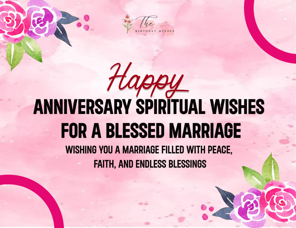 happy anniversary spiritual wishes