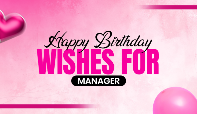happy birthday wishes for manager
