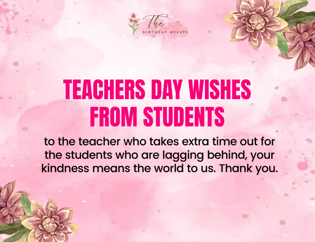 Happy Teachers Day Wishes Filled with Gratitude and Respect 5 teachers day wishes from students