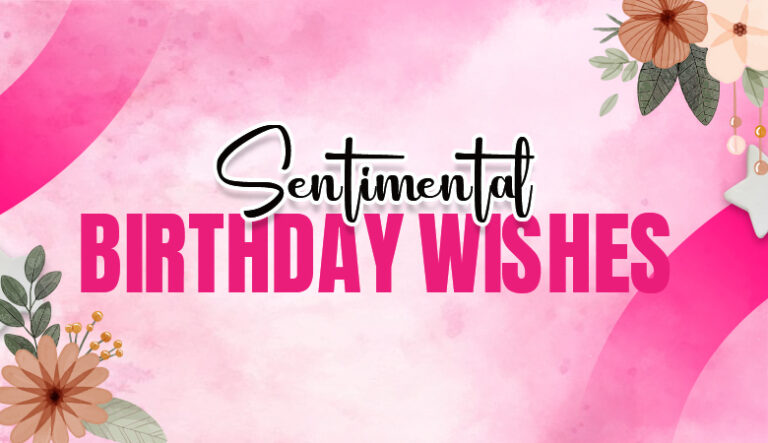 sentimental birthday wishes