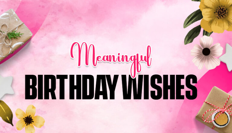 meaningful birthday wishes