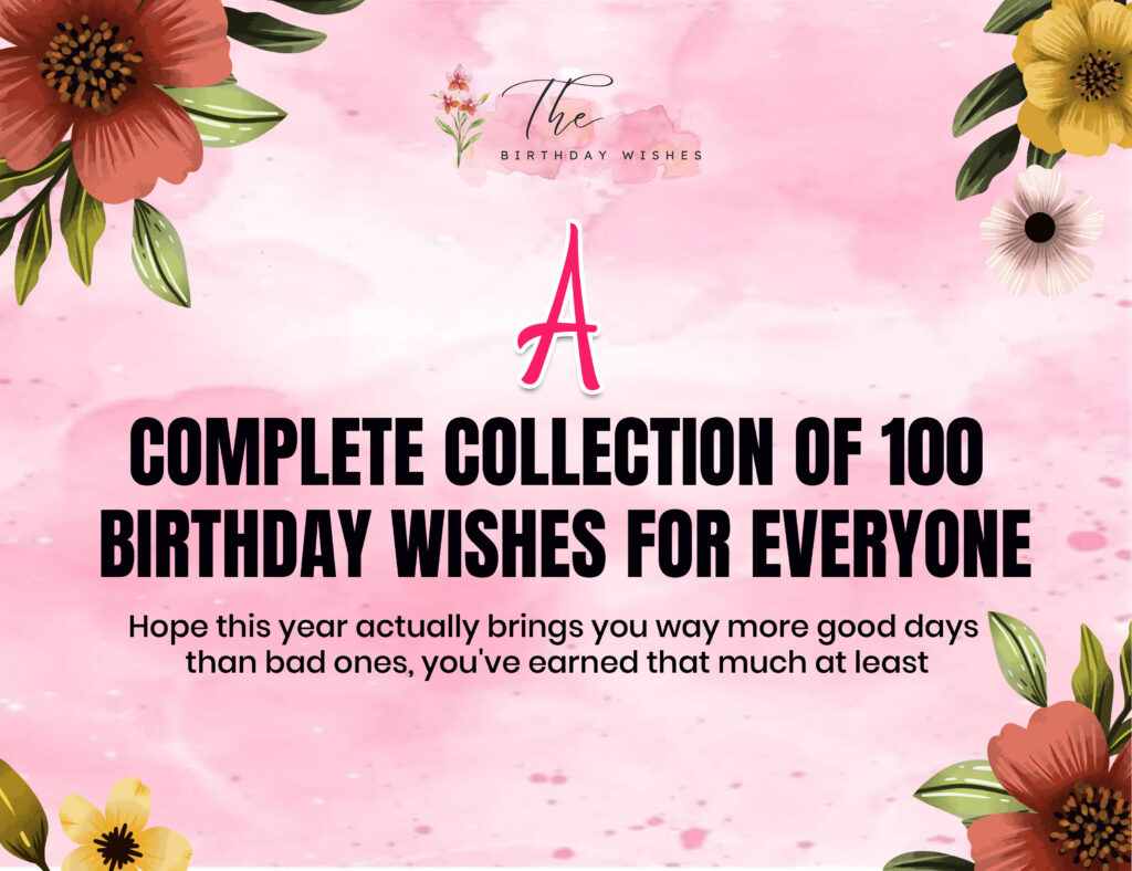 100 Birthday Wishes