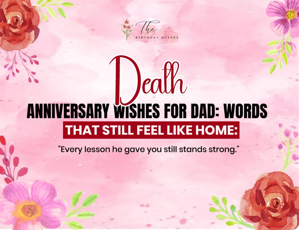 Death Anniversary Wishes for Dad