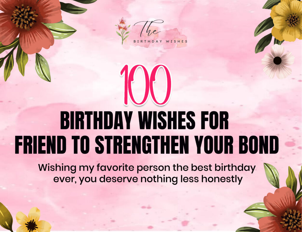 100 Birthday Wishes for Friend